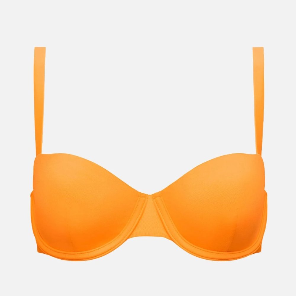 Orange Swim Top - Nectarine - CUUP The Balconette